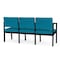 Lesro Lenox 3 Seat Tandem Seating W/ Arms, 64.5 in W 24.5 in L 32 in H LS3103 - alternate 2